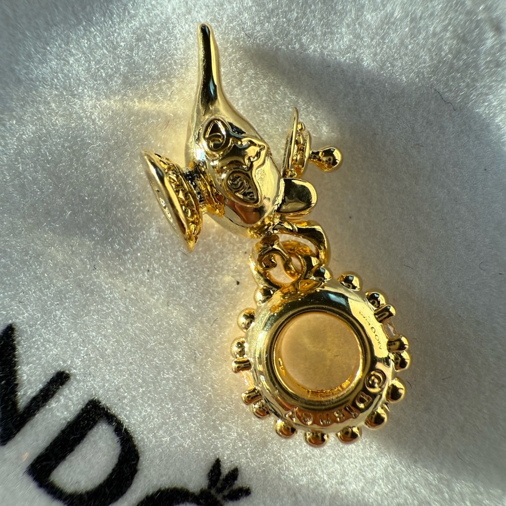 Pandora Disney Magic Lamp Dangle Charm Gold